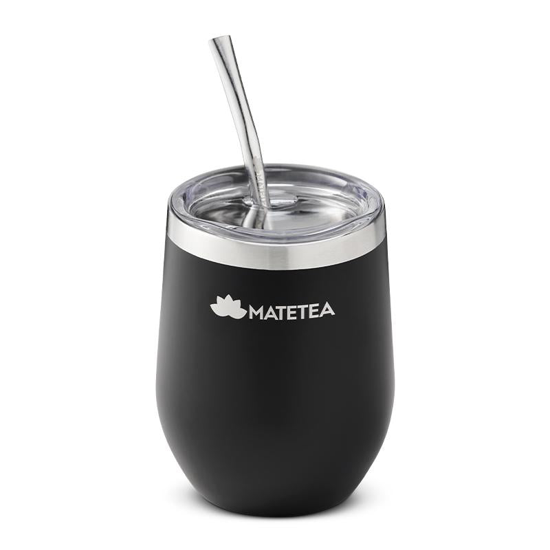 Matetea bombilla und kalabasse. 